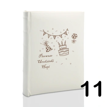 Album na chrzest, wsuwany, 100 zdjęć 15x21, personalizowany, 5 wzorów